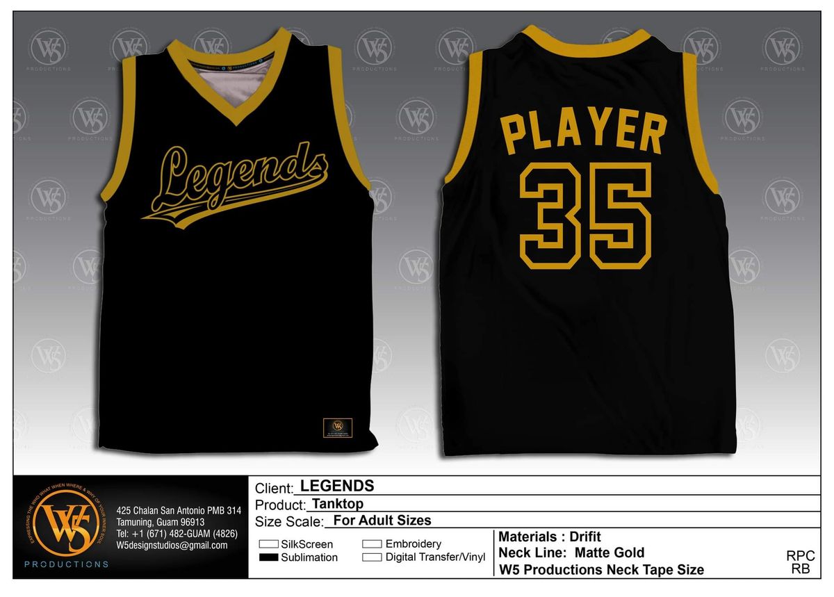 Legends Softball Team Supporter Men's Drifit Tank Top Youth and Adults